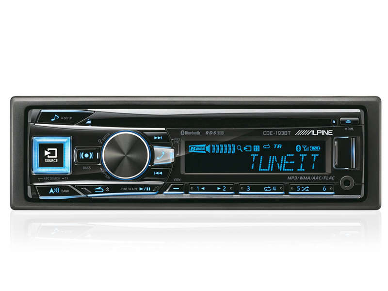 Alpine CDE-193BT Mp3 with USB Cd Front Loader - Alpine Car Audio