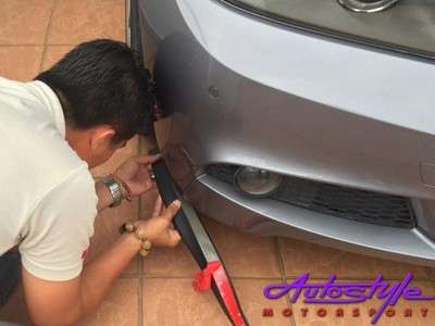 Samurai Universal Flexible Carbon Fibre Look Spoiler (thin)