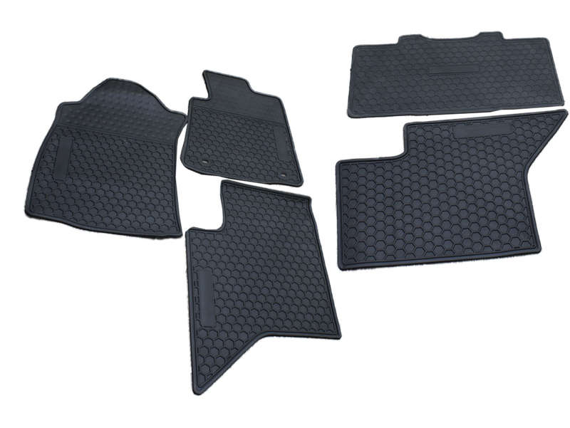 Toyota Hilux Revo Rubber Car Mats (5pc set)