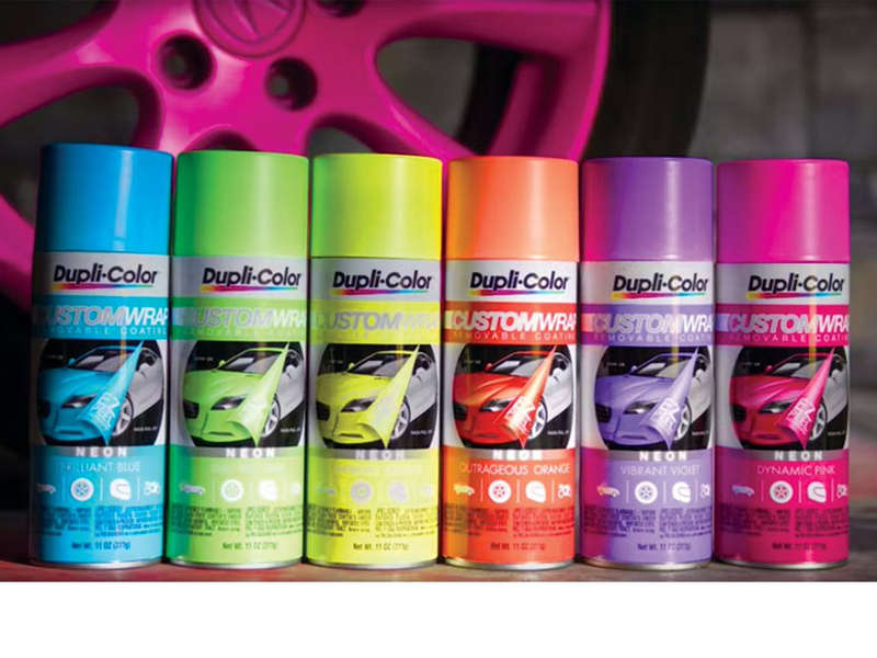 Dupli-Color Custom Wrap Renovating Coating (Neon Dynamic Pink)