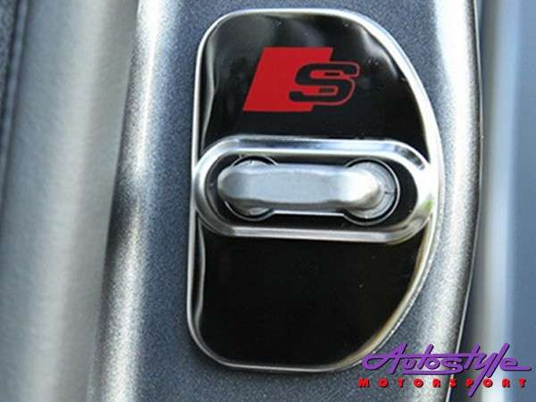 Chrome Door Lock Protective Covers (Opel)