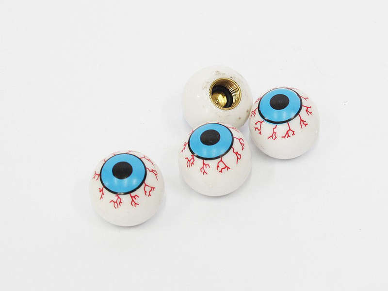 Eyeball Style Tyre Valve Caps (set)