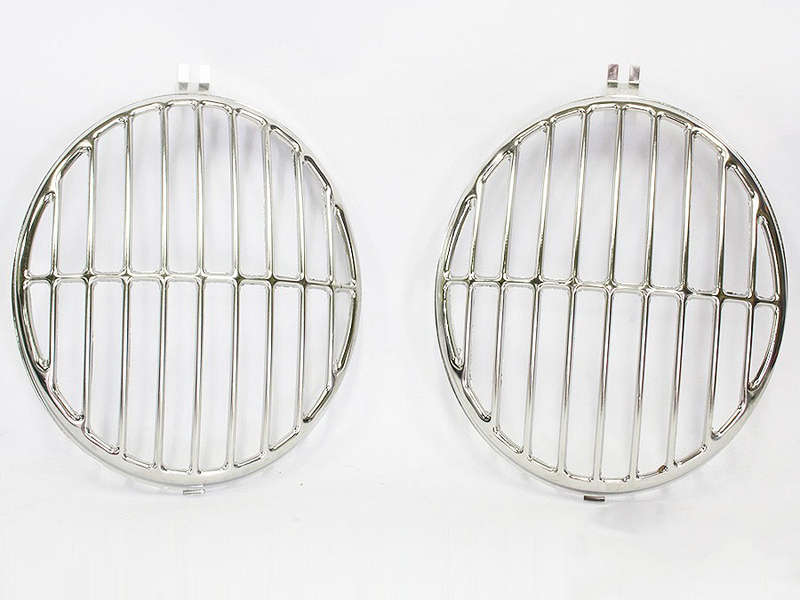 VW Beetle Classic 50-67 Porsche Style Headlight Grilles (pair)