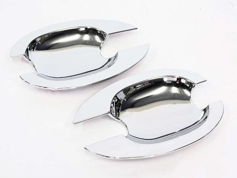 VW Polo Chrome Door handle scratch plates (pair)