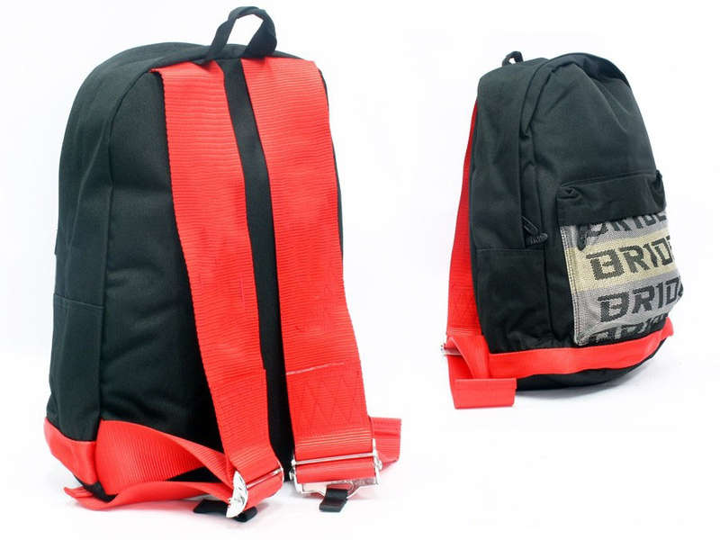 Racing Harness Style Backpack (red)