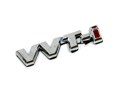 VVTi Chrome Sticker Badge
