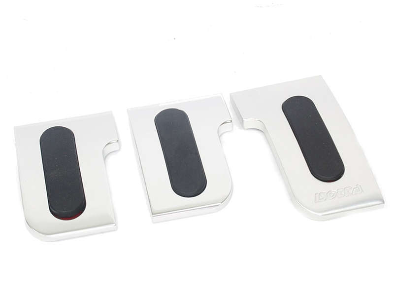 Isotta Alu 11 Design Silver & Black Racing Pedals