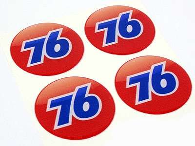 Classic 76 Wheel Center Cap Decals