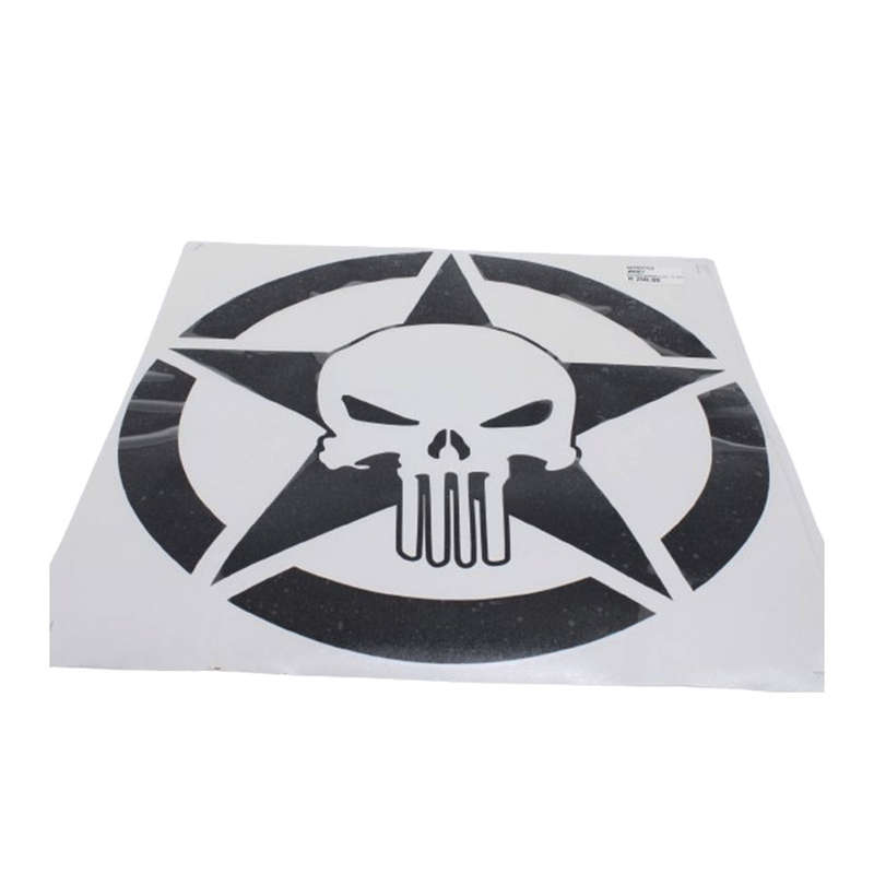 Vinyl door sticker for Jeep (punisher)