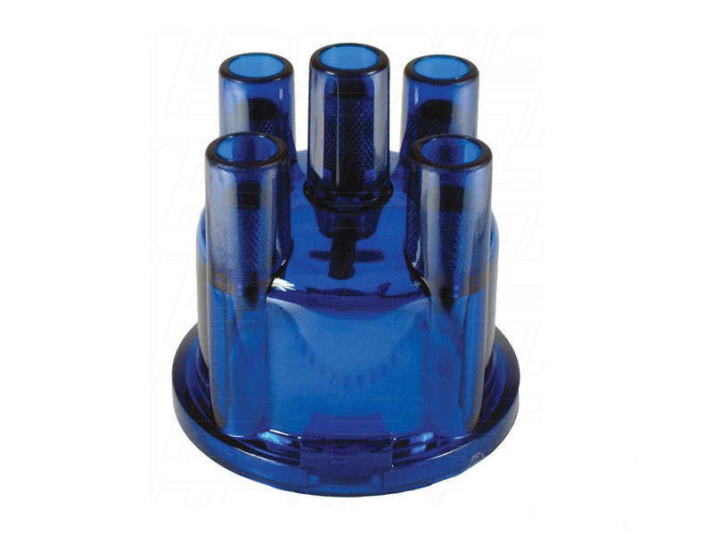 VW Classic Beetle Distributor Cap (blue)