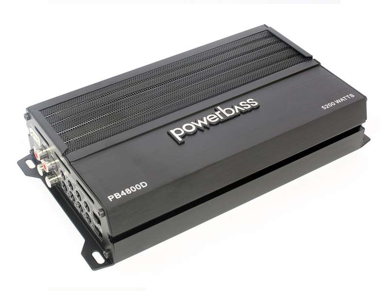Powerbass PB4800D 5200w 4ch Compact Amplifier