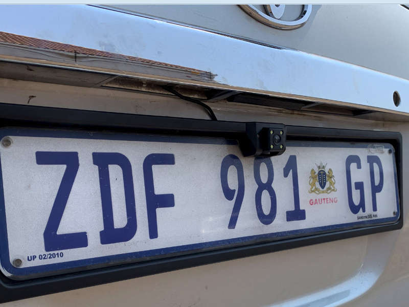 Car License Plate Holder with Camera