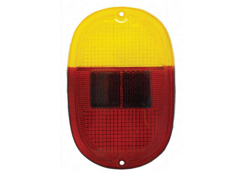 VW Classic Bus 61-71 Red/Amber  Tailight Lens &amp; Trim Set