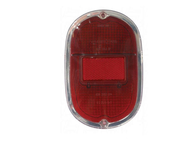 VW Classic Bus 61-71 Red Tailight Lens &amp; Trim Set