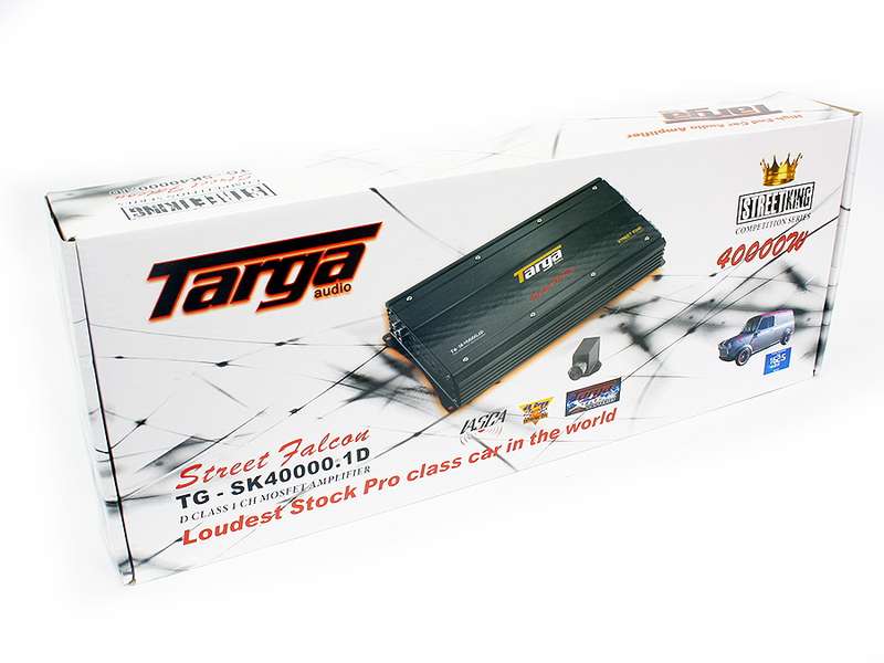 Targa TG-SK40000.1 Falcon Series 4000rms 1ch Amplifier - Targa