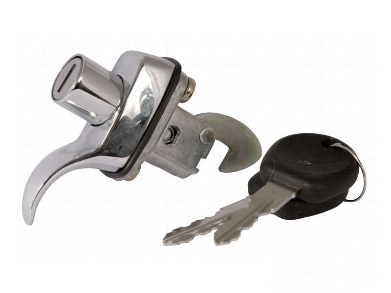 VW Classic Beetle/Bus Push Button Engine Lid Catch in Chrome