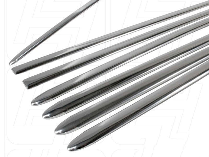VW Classic Beetle Deluxe 7 Piece Trim Set in Aluminium