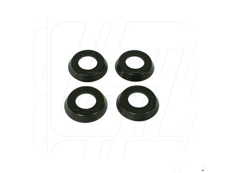 VW Interior Door Handle and Window Winder Trim Ring (black)