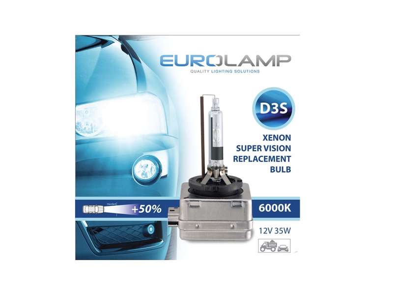 D3S Eurolamp 6000k Replacement HID Bulb (pair)