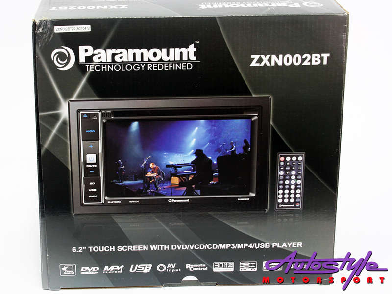 Paramound ZXN002 Double Din DVD with Bluetooth &amp; USB