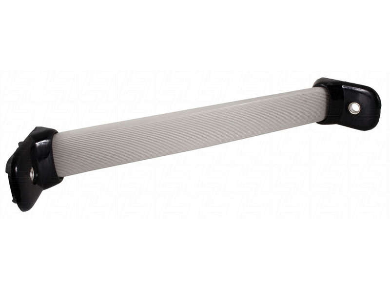VW Classic Bus Interior Door Pull Handle Beige with Black Ends > T2 Bay 1971-1979