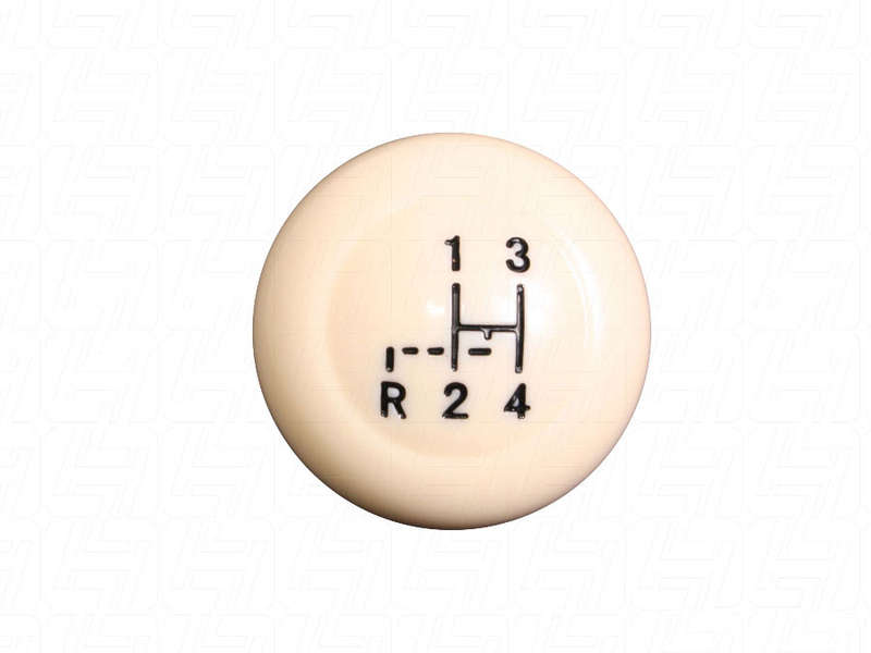 Vintage Speed Gear Knob with a Stock Shift Pattern finished in Ivory >