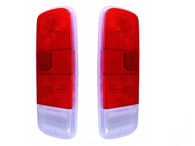 VW Bus Rear Light Lens in Red &gt; T2 Bay 1972-1979