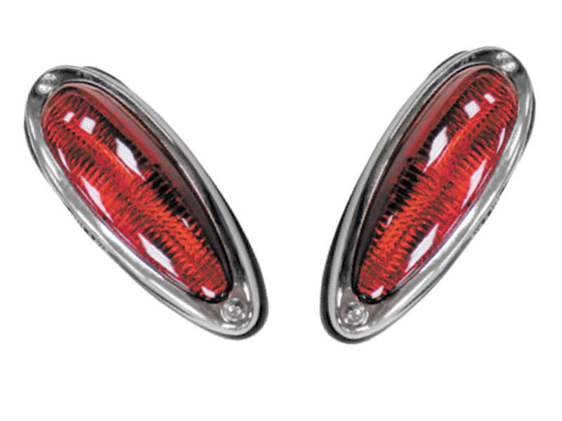 Porsche 356 Red Teardrop Tailights (pair)