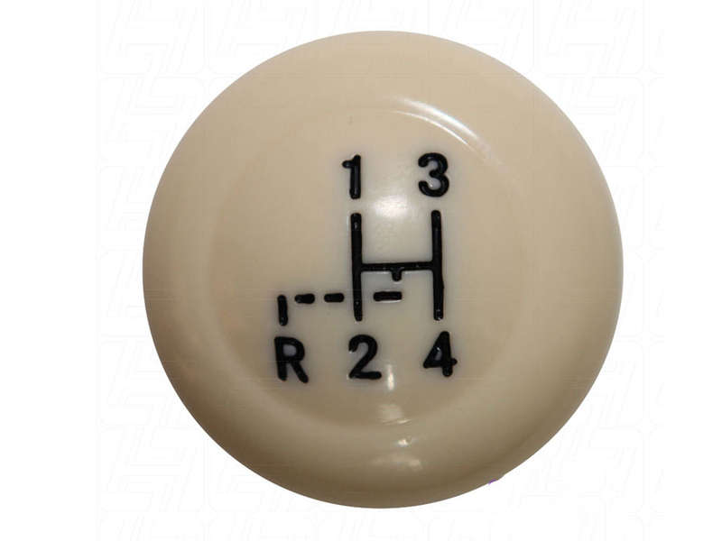 Vintage Speed Gear Knob with Stock Shift Pattern Ivory 10mm Thread