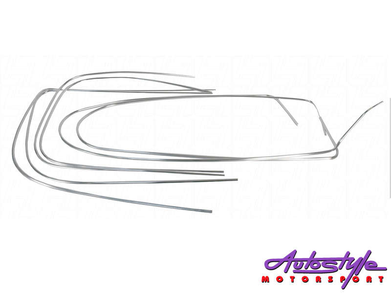 VW Beetle 65-71 Window Trim Set with Clips