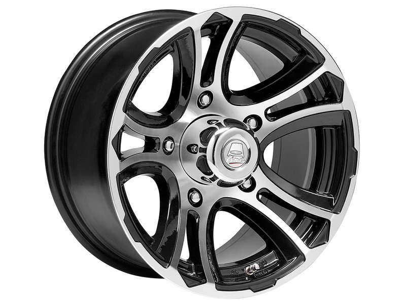 16" A-Line Rebel 6/139 BKMF Alloy Wheels