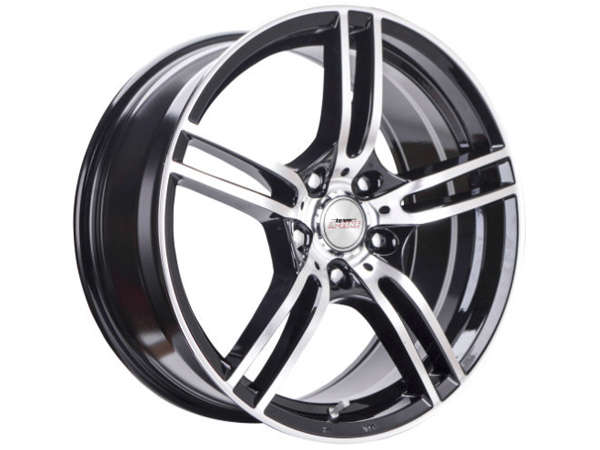 17" A-line Destiny 4/100 BKMF Alloy Wheels