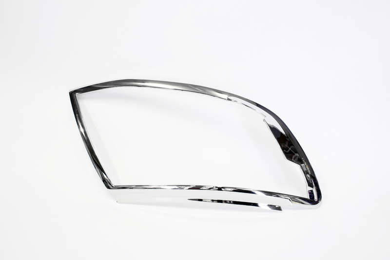 Suitable to fit Ford Ranger 2012-2015 Chrome Headlight Trim (pair)(non-oem)