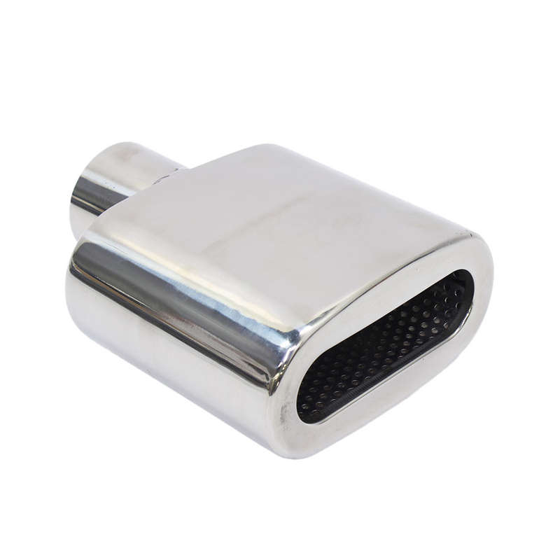 F1X Dragon Oval Chrome Exhaust Tailpipe
