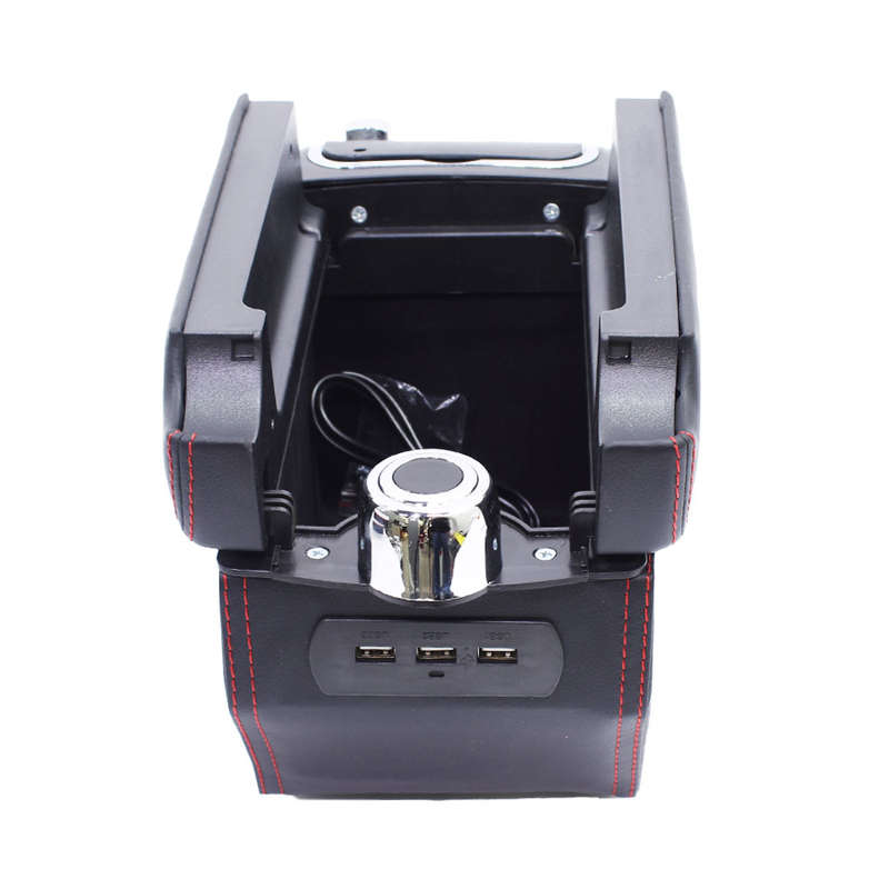 Universal Vehicle Center Storage Console with USB