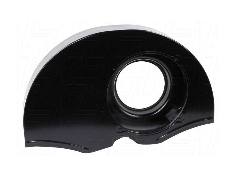 VW Aircooled Fan Shroud without Air Outlets Twin Port Black
