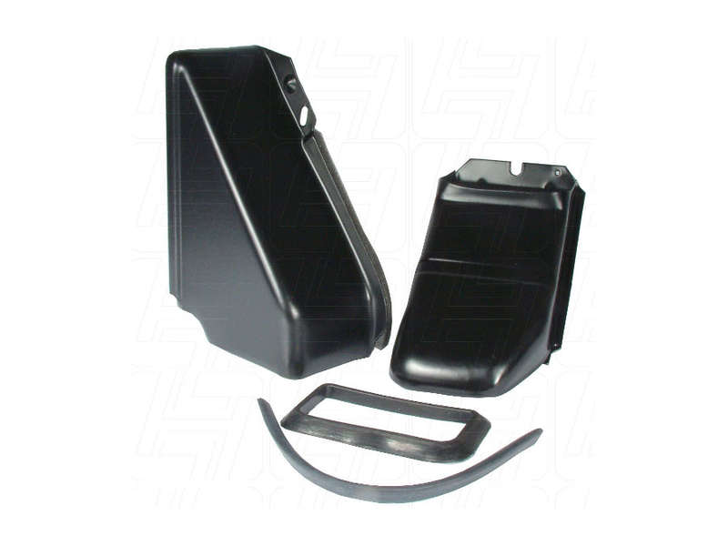 VW Aircooled Doghouse Tin Set 2 Piece Black 1300-1600cc