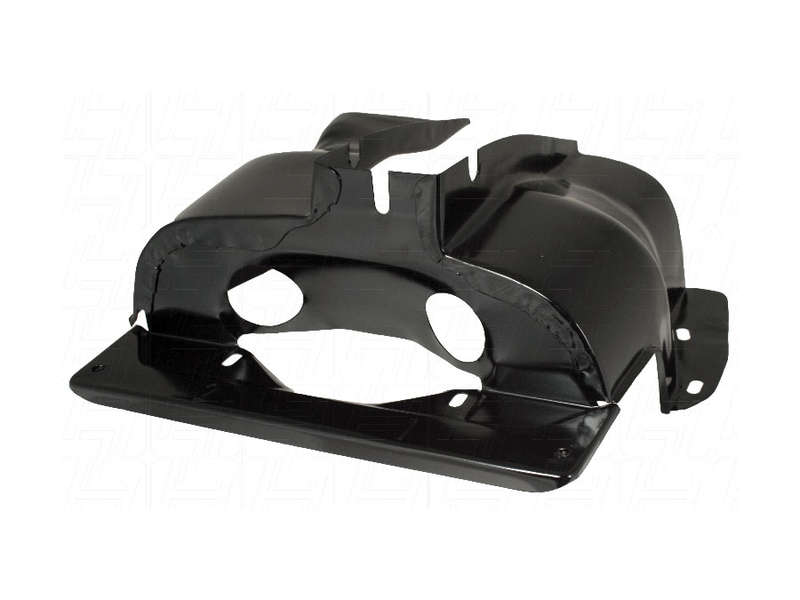 VW Aircooled Cylinder Head Cover Set Twin Port Black