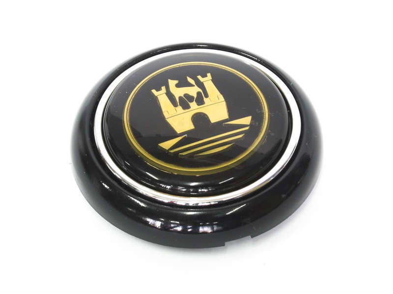 VW Aircooled Black Hooter  Button
