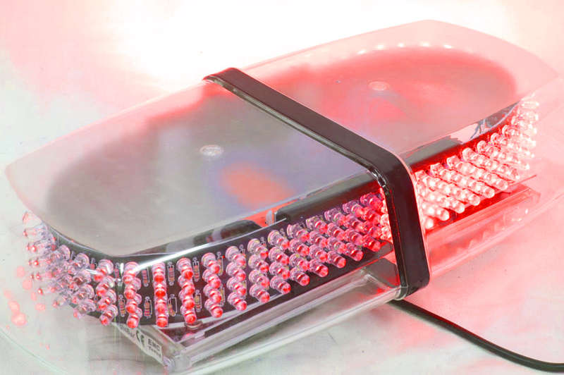 Universal Roofmount Emergency LED Strobelight (red)