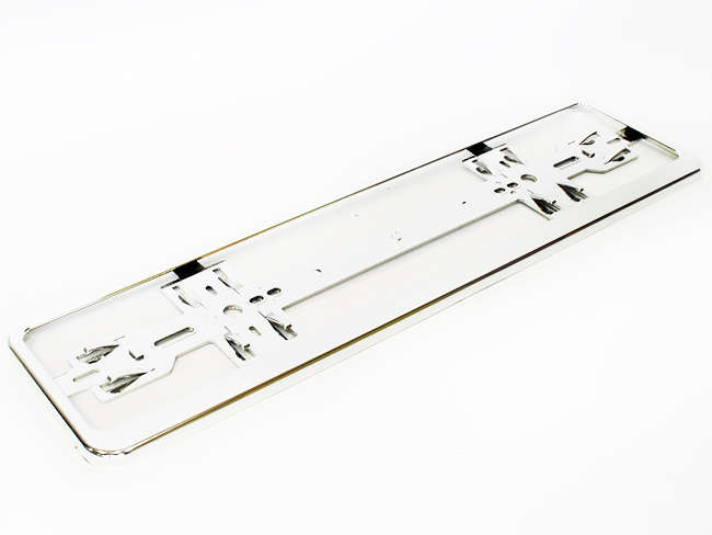 Chrome Number Plate Holder (long)