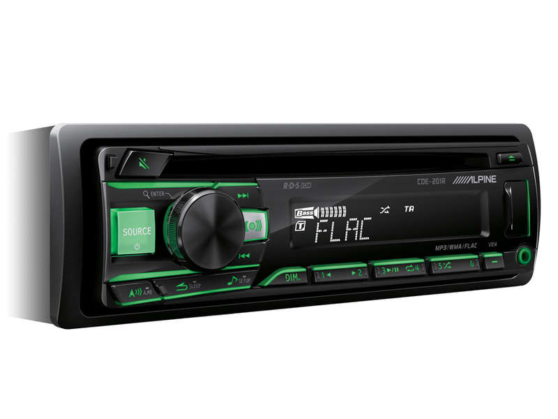Alpine CDE-201R Mp3 Cd Front Loader with USB/Android
