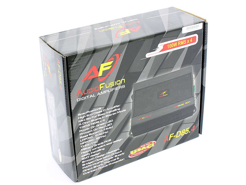 AudioFusion 85rms x 4 Ultra Compact Digital Amplifier