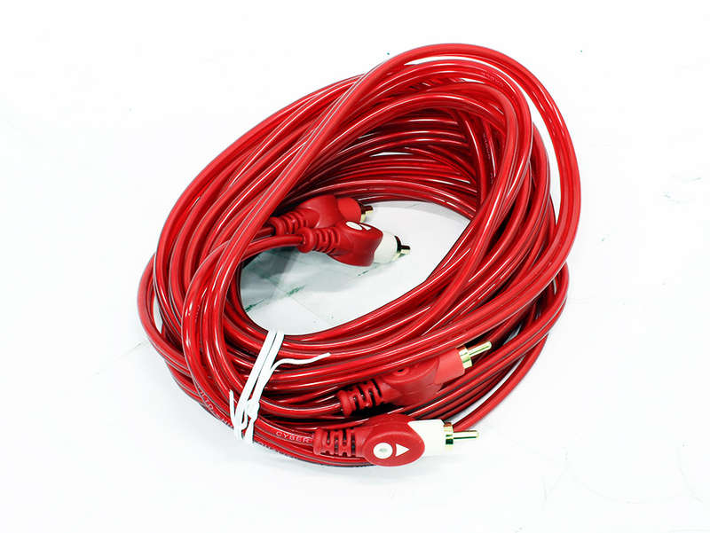 Cyberdyne Red RCA 2 into 2 Cabling (7 meter)
