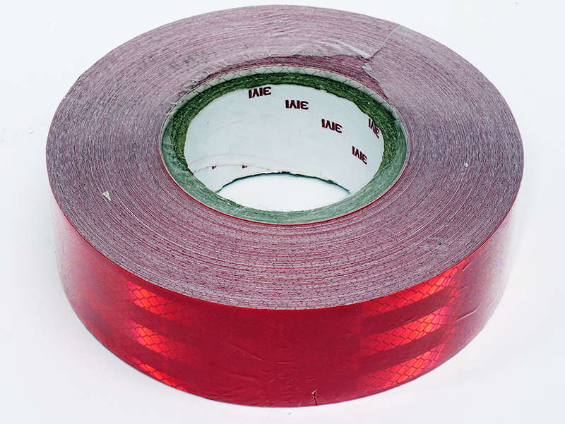 Red Reflective Emergency Warning Adhesive Tape  40meter