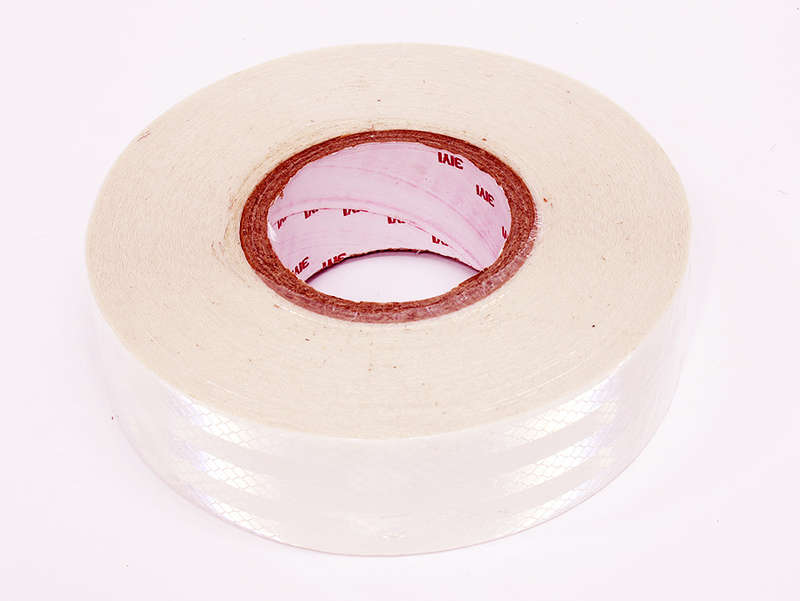 White Reflective Emergency Warning Adhesive Tape  40meter