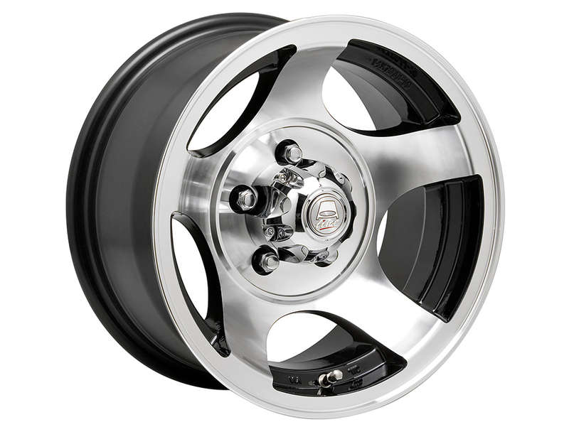 13" A-Line BZR 4/114 Silver Machine Face Alloy Wheels