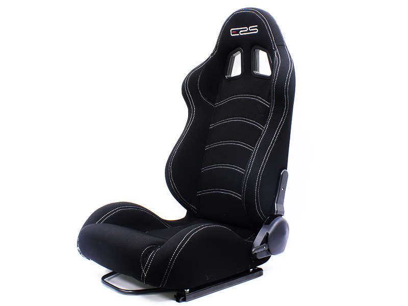 Evo Tuning ERS Series Reclinable Black Racing Seats pair