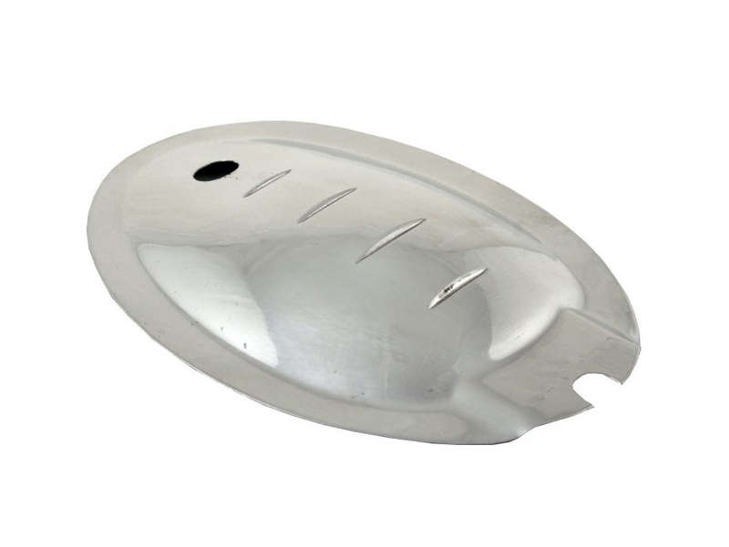 VW Bus Door Handle Finger Plates, Polished Aluminium, Pair