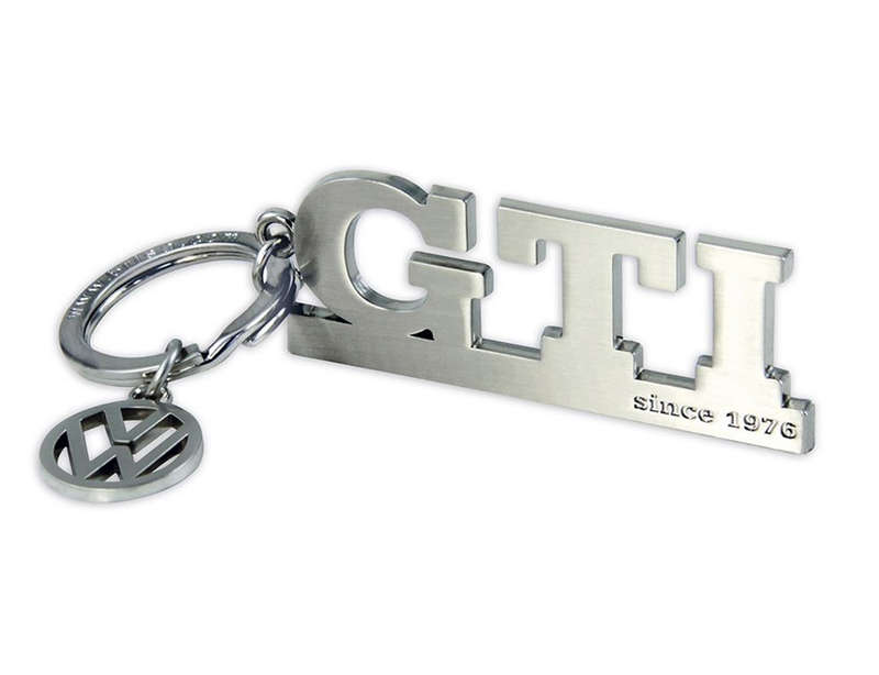 VW GTI "since 1976" Collectors Keyring (silver)